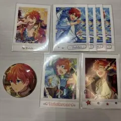 あんスタ 明星スバル パシャこれ7枚+缶バッジセット 箔押しあり