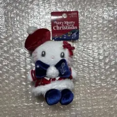 2025 USJ クリスマス限定　ハローキティマスコット　キーチェーン タグ付き