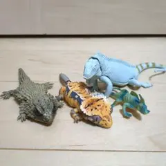 爬虫類 フィギュア 4体セット