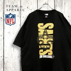 【特大】NFL★Tシャツ★3XL★ビッグサイズ★アメフト★セインツ★黒★ブラックのサムネイル