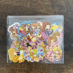 平成レトロ　フレークシール　女の子