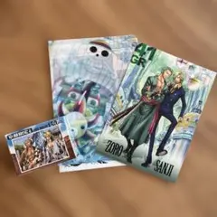 ワンピース　ONE PIECE ゾロ サンジ ビジュアルアートファイル パズル