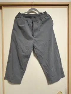 GU グレー イージーパンツ ワイドパンツ Sサイズ