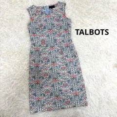 TALBOTS ノースリーブワンピース 花柄 タルボットのサムネイル