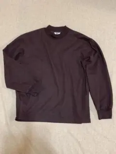 UNIQLO U 2023 ブラッシュドジャージーモックネックTシャツ