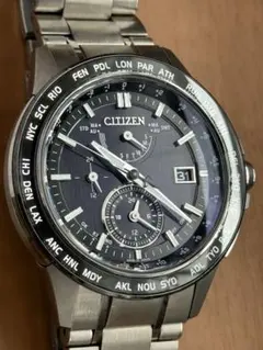 超希少】シチズン アテッサ AT9060-54L ブルー 電波ソーラー 箱説保 
