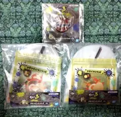 スプラトゥーン3 一番くじ 第3弾 F賞 ジッパーバッグ G賞 ラバーチャーム