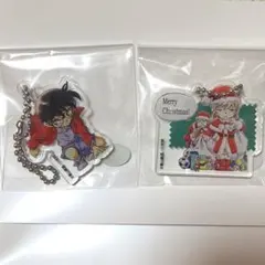 名探偵コナン コナン百貨店 アクリルキーホルダー江戸川コナン&灰原哀 阿笠博士