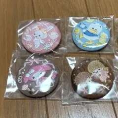 サンリオ 刺繍缶バッジ 6種