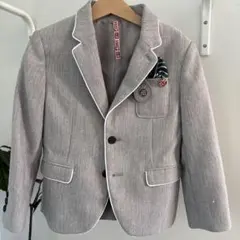 子供フォーマルスーツ セット120 他、グレーのストライプのシャツも出品中です