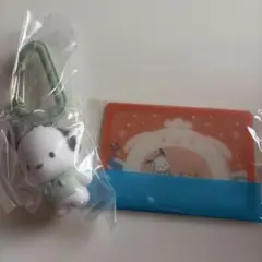 サンリオ カラフルカラビナマスコットチャーム ポチャッコ　おまけカード