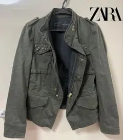 zara ミリタリージャケット