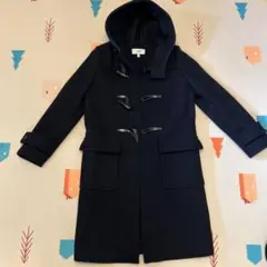 美品 希少 ハイク HYKEダッフルコート サイズ2 ネイビー ロング丈 HYKE（ハイク）の「＜HYKE（ハイク）＞ ダッフルコートNAVY ②