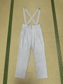 水色　サロペット　オールインワン　オーバーオール