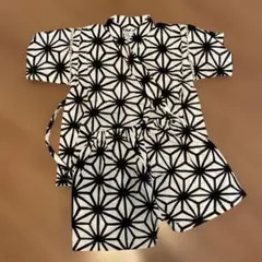 幾何学模様 甚平 90サイズ　1回のみ使用