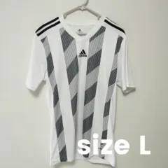 アディダス adidas メンズ サッカー フットサル 半袖 STRIPED19