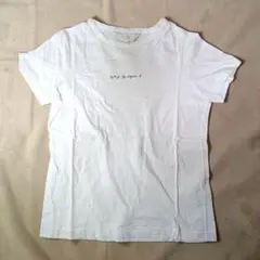 To b. by agnes b. ロゴTシャツ 38 ホワイト 半袖