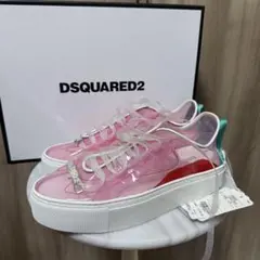 新品　未使用　DSQUARED2 レディース スニーカー ピンク クリアのサムネイル