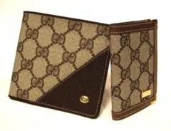 GUCCI GGパターン 二つ折り財布　スモールウォレット　オールドグッチ