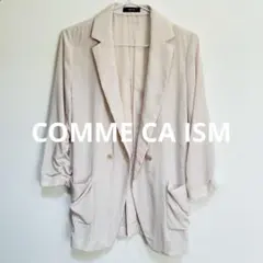 【美品】COMME CA ISM テーラードジャケット とろみ素材上品