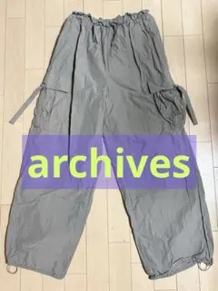 【archives】グレー カーゴパンツ Mサイズ