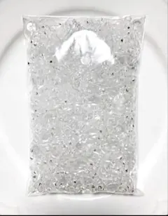 新品未使用　高透明 レジン デコ　プラパーツ 丸型　アクセサリー用 接続　パーツ