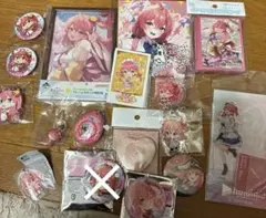 ホロライブ さくらみこ グッズ17点 缶バッジ アクリルスタンド 色紙他