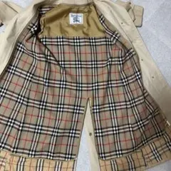 Burberry ステンカラーコート ベージュ ノバチェック ライナー付き