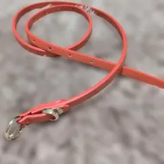 な*の様 オレンジレザーベルト