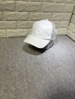 ホワイト メッシュキャップ 帽子