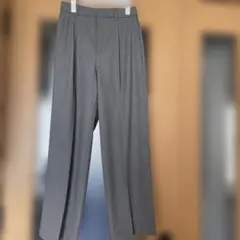 新品 UNIQLO グレータックワイドパンツ