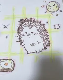 手描きイラスト ハリネズミ