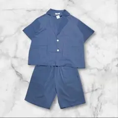 Ridicolo リディーコロ 半袖 半ズボン セットアップ ブルー 青
