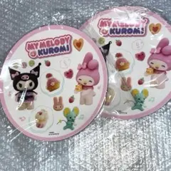 マイメロディ　クロミ　メラミンプレート　2枚セット