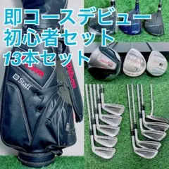 ゴルフクラブ フルセット ナイキ入り 初心者 メンズ 即コースOK F3583