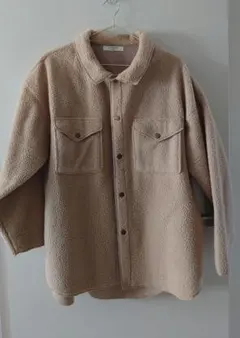 サマンサモスモスブルー　ボアアウター