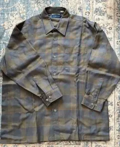 お値下げしました！紳士ウール100% 長袖シャツ　LL