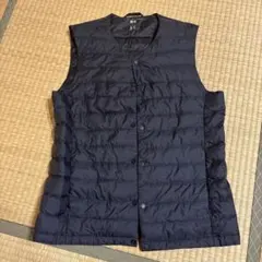 UNIQLO ULTRA LIGHT DOWN M ネイビー ダウンベスト
