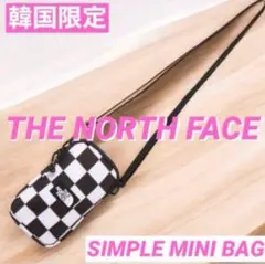 韓国 ノースフェイス　スマホショルダー　シンプル ミニバッグ　ポーチ　サコッシュ