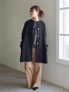 【完売品】Spick & Span ガーメントダイストレッチワイドパンツ