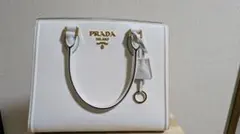 正規品 希少 PRADA ハラコ ゼブラ柄ハンドバック - メルカリ