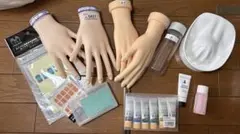 ネイル検定 道具 JNEC ネイルアート用手型付