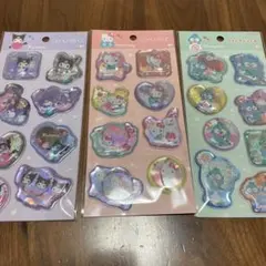 サンリオ ウォーターシール 3点　正規品