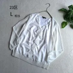 みなみ様専用 23区 シフォンブラウス　シアートップス　フリル　オンワード樫山