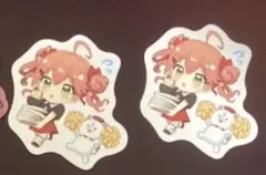 さくらみこスシローコラボステッカー