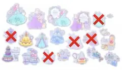 【バラ売り⭕️】ディズニーストア　ステッカーコレクション　ディズニープリンセス