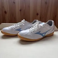 Mizuno フットサルシューズ ホワイト/ブルー　25.5 モナルシーダNEO
