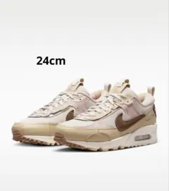 【美品】 ナイキ AIR MAX 90 FUTURA 24cm ピンク ブラウンのサムネイル