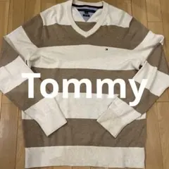 Tommy hilfigerボーダーセーターXL
