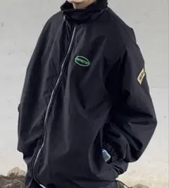 【美品】【Snap club】リバーシブルビッグスタンドボアジャケット ブラック